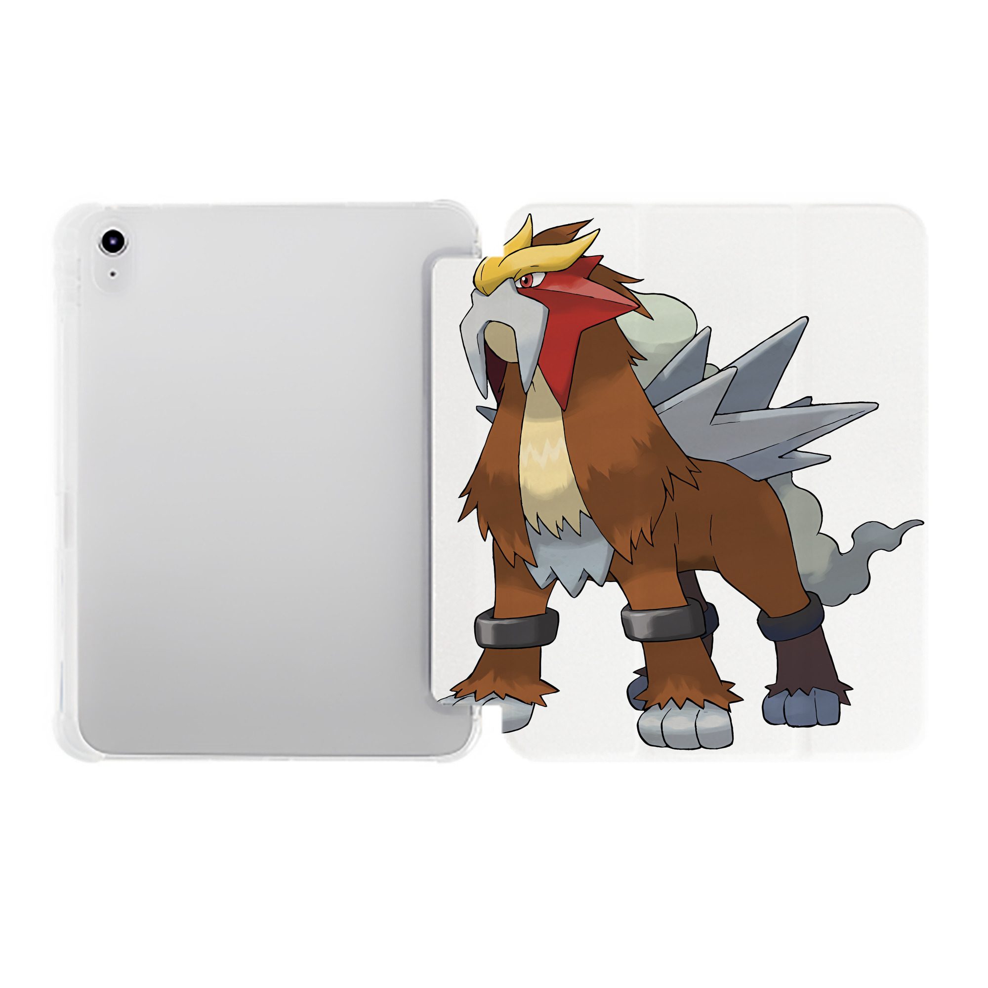 （画像用） ポケットモンスター Pokémon IPad ケース ペン収納付き 三つ折りスタンド PUレザー×シリコン 対応機種9.5/10.5/10.9インチ